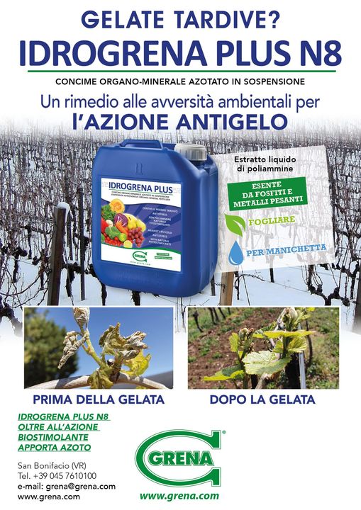 LATE FROSTS idrogrenaplus n8 is a remedy for environmental adversities