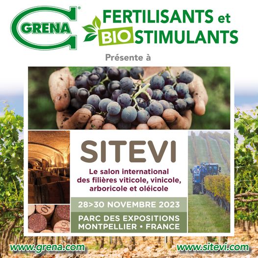Grena France #grena présent au #SITEVI 2023 Rejoigniez nous du 28