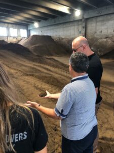 Besuch der Firma Agrounik aus Serbien in Grena in der