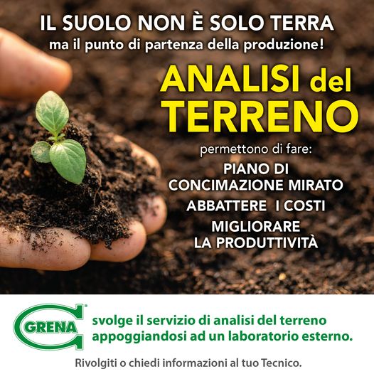 LE ANALISI DEL TERRENO permettono di fare: PIANO DI CONCIMAZIONE