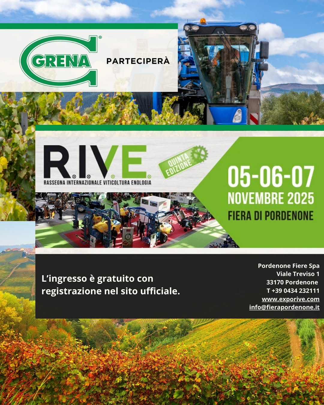 participaremos en la feria rive del 5 al 7 de
