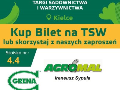 Kolejna edycja targów TSW przed nami, zapraszamy nasze stoisko. Jesteśmy