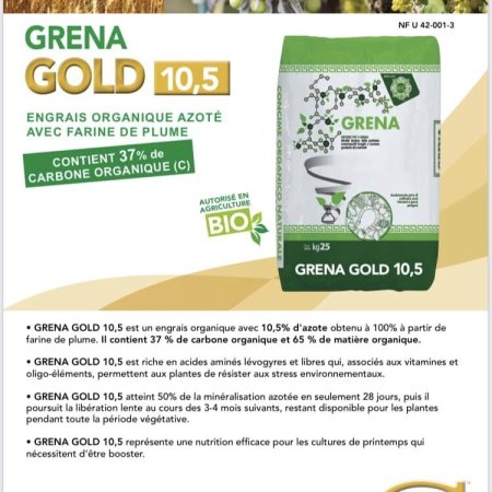 Nouveau produit GRENA GOLD 10,5