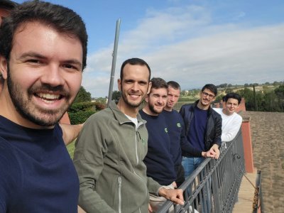 today our technicians are visiting the experimental fields located in